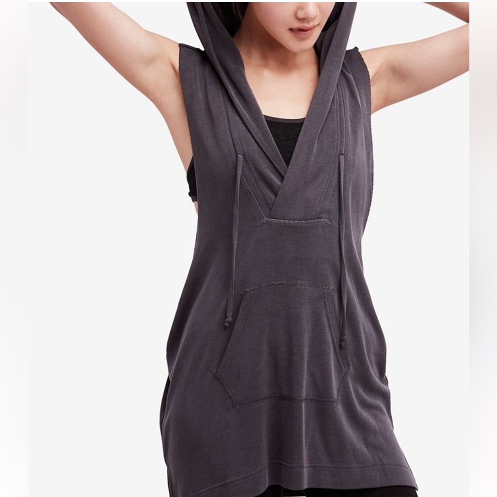 Free People FP Movement Tulum T-Back Hoodie Xs